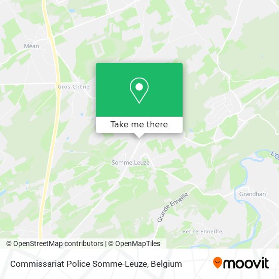 Commissariat Police Somme-Leuze map