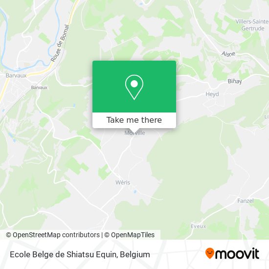 Ecole Belge de Shiatsu Equin map