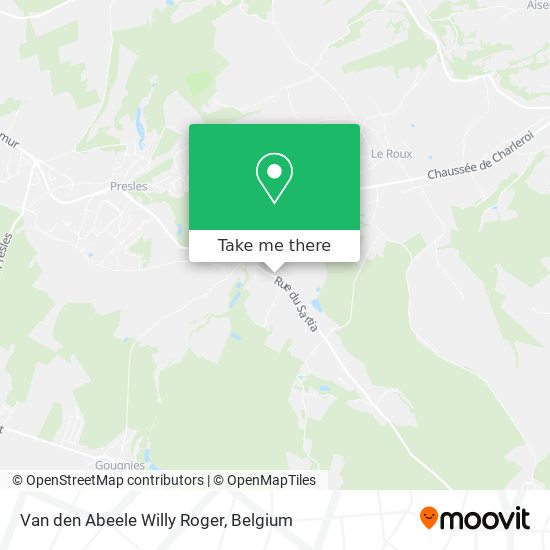 Van den Abeele Willy Roger map