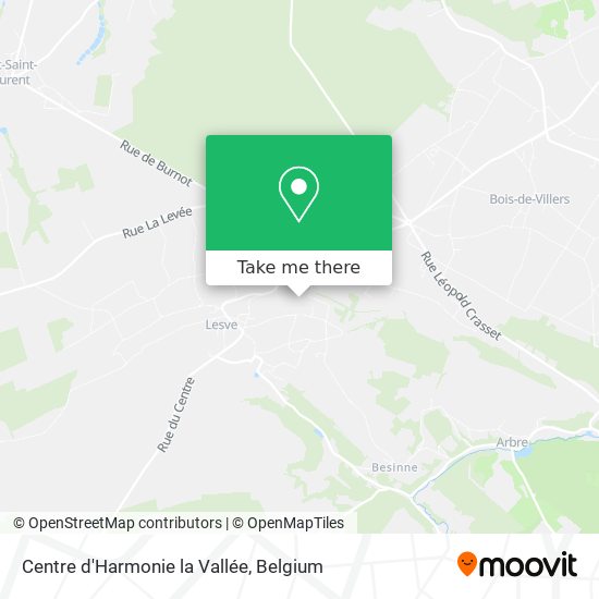 Centre d'Harmonie la Vallée plan