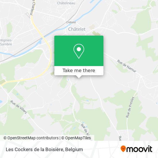 Les Cockers de la Boisière plan