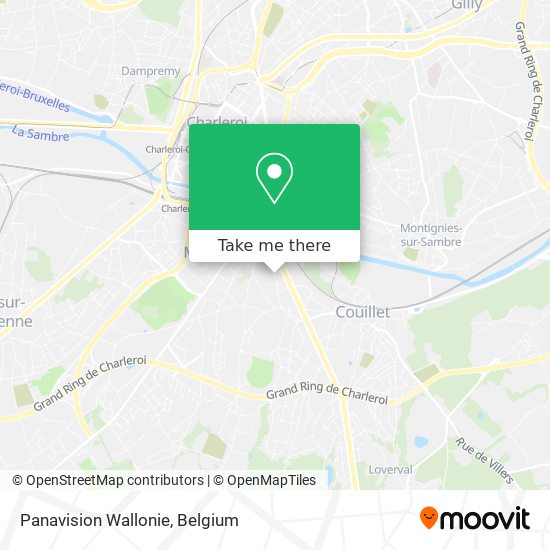 Panavision Wallonie map