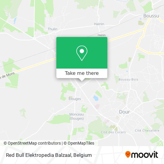 Red Bull Elektropedia Balzaal map