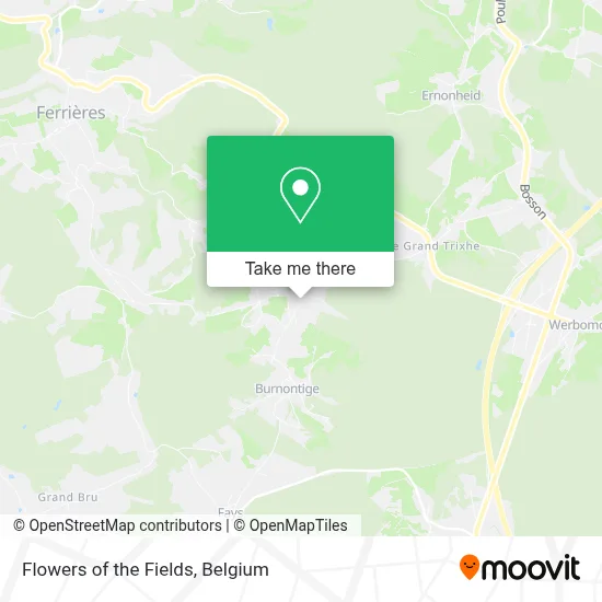 Flowers of the Fields map