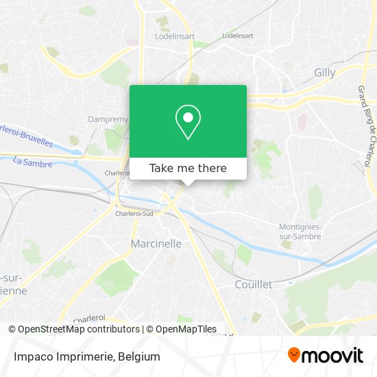 Impaco Imprimerie map