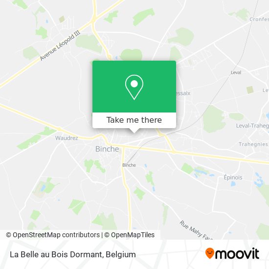 La Belle au Bois Dormant map