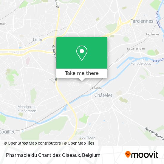 Pharmacie du Chant des Oiseaux plan