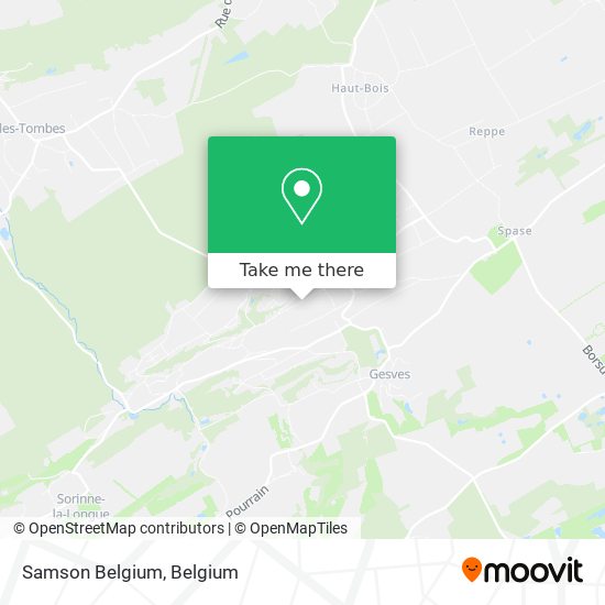 Samson Belgium map