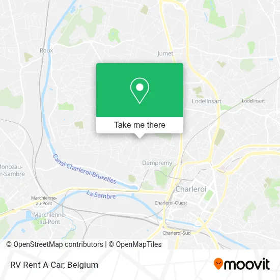 RV Rent A Car map