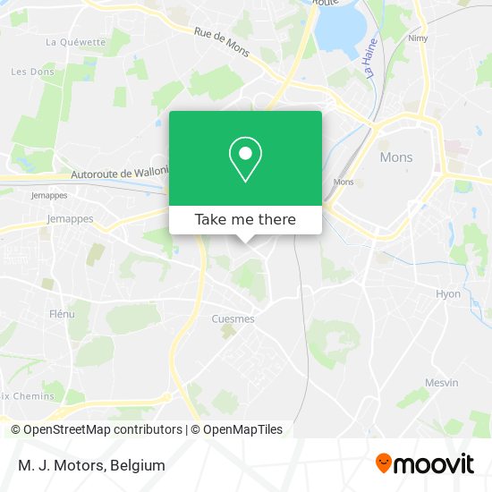 M. J. Motors map