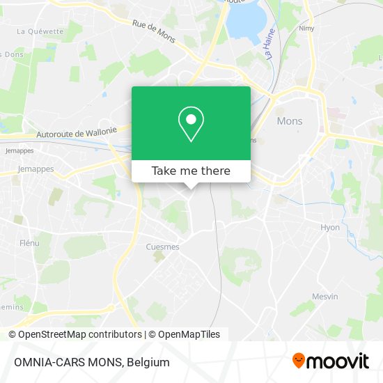 OMNIA-CARS MONS map