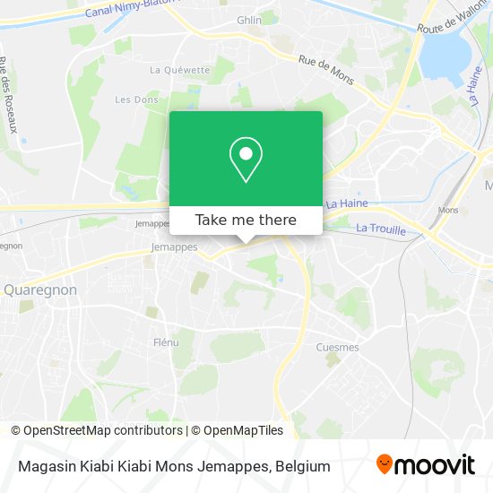 Magasin Kiabi Kiabi Mons Jemappes map