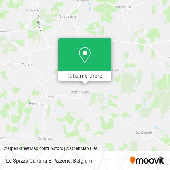 La Spizza Cantina E Pizzeria plan