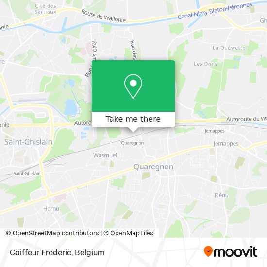 Coiffeur Frédéric plan