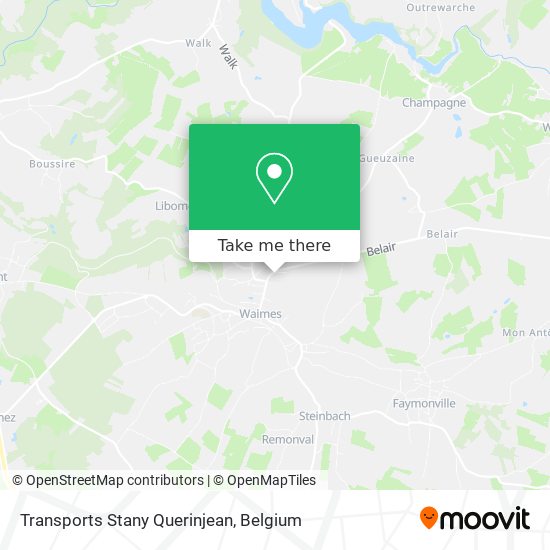 Transports Stany Querinjean map