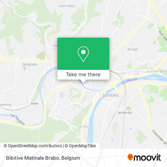 Bibitive Matinale Brabo map