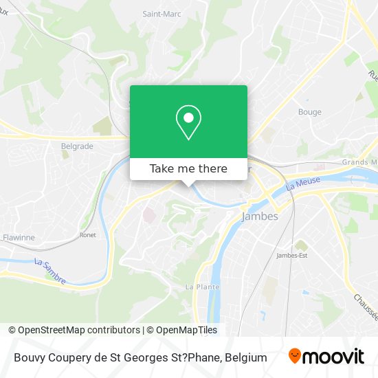 Bouvy Coupery de St Georges St?Phane map