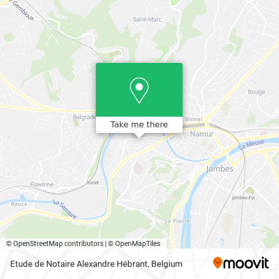 Etude de Notaire Alexandre Hébrant map