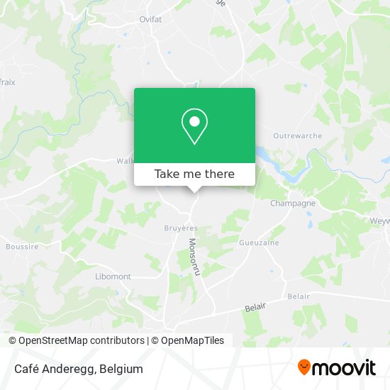 Café Anderegg map