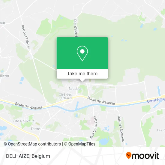 DELHAIZE map