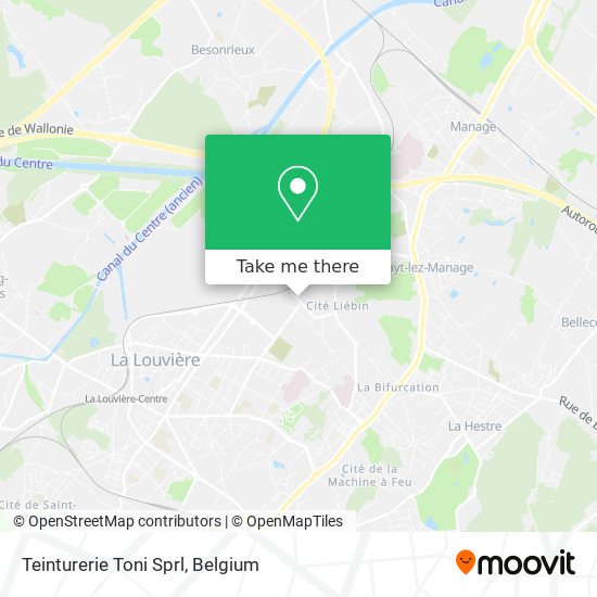 Teinturerie Toni Sprl plan