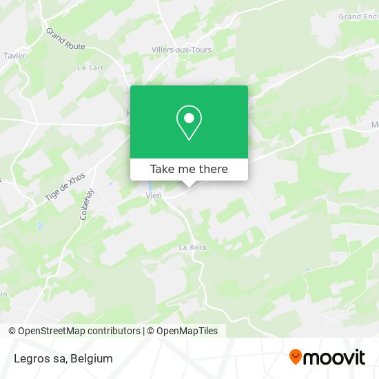 Legros sa map