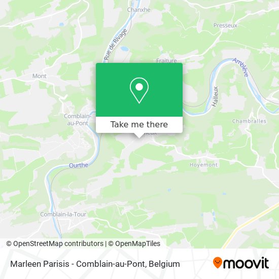 Marleen Parisis - Comblain-au-Pont map