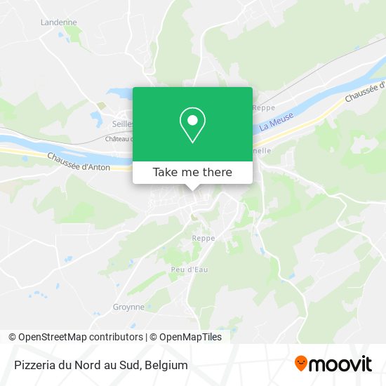 Pizzeria du Nord au Sud map