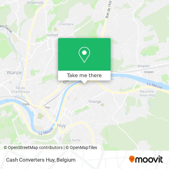 Cash Converters Huy map