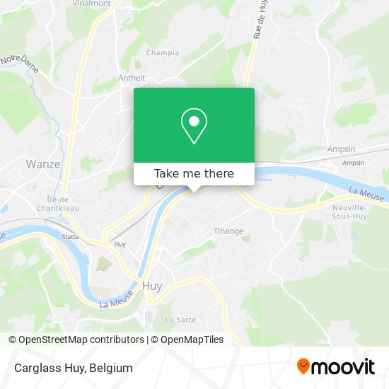 Carglass Huy map