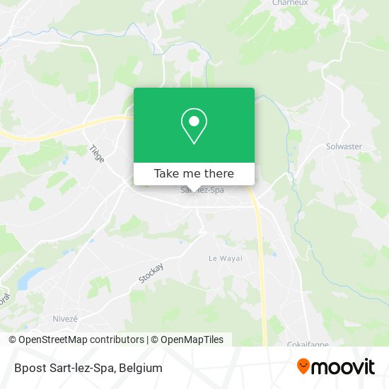 Bpost Sart-lez-Spa plan