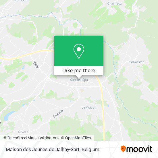 Maison des Jeunes de Jalhay-Sart map