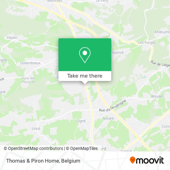 Thomas & Piron Home map