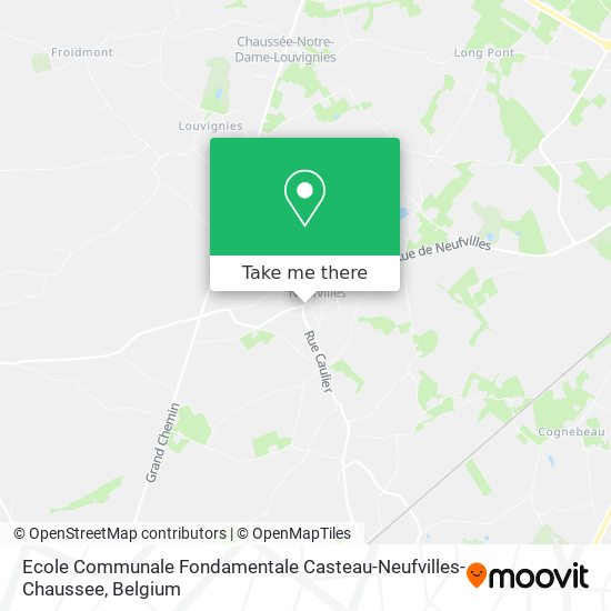 Ecole Communale Fondamentale Casteau-Neufvilles-Chaussee plan