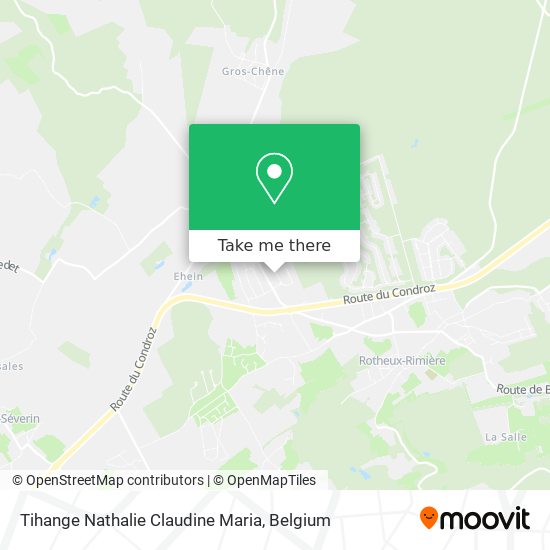 Tihange Nathalie Claudine Maria map