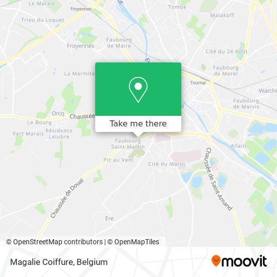 Magalie Coiffure map