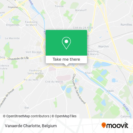 Vanaerde Charlotte map