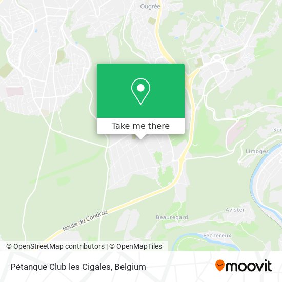 Pétanque Club les Cigales plan