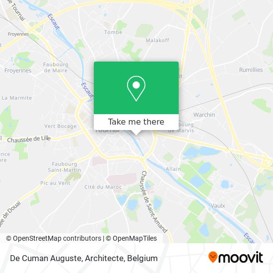 De Cuman Auguste, Architecte plan