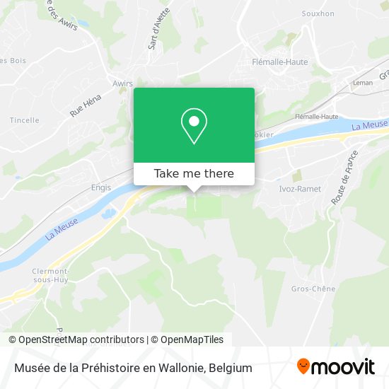 Musée de la Préhistoire en Wallonie map
