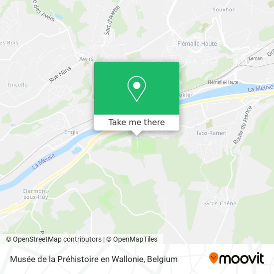 Musée de la Préhistoire en Wallonie plan