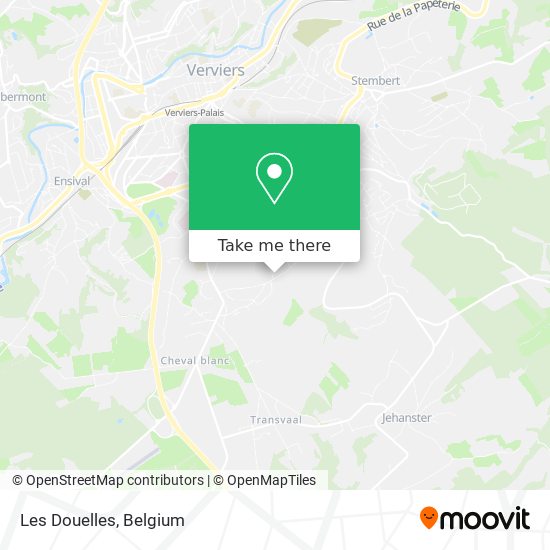 Les Douelles map