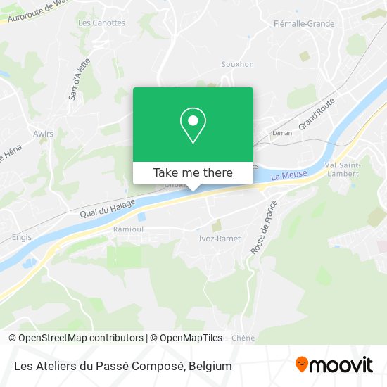 Les Ateliers du Passé Composé map