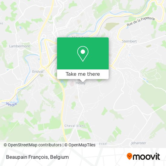 Beaupain François map