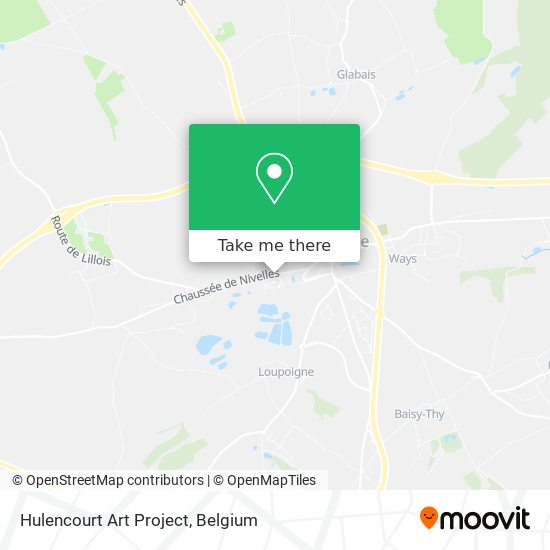 Hulencourt Art Project map