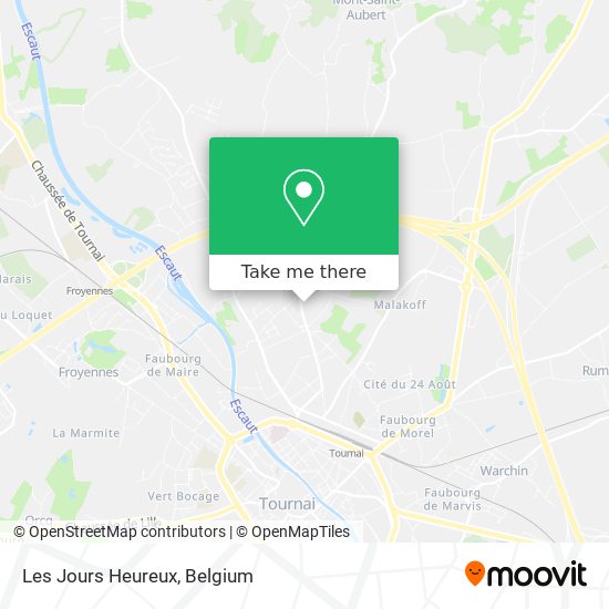 Les Jours Heureux map