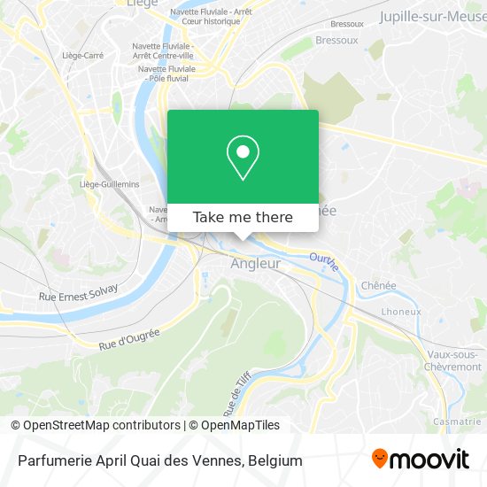 Parfumerie April Quai des Vennes map