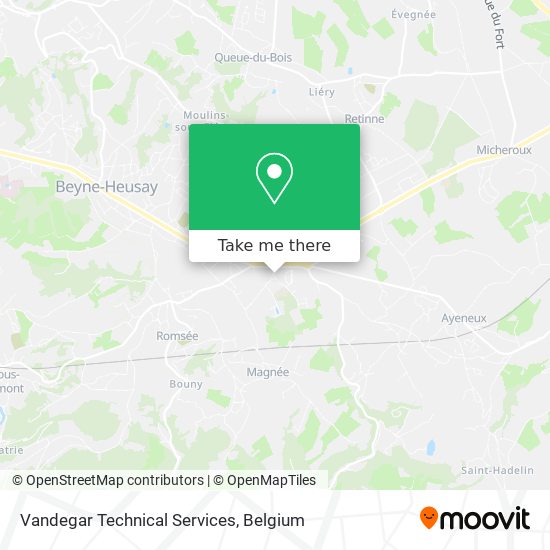 Vandegar Technical Services map
