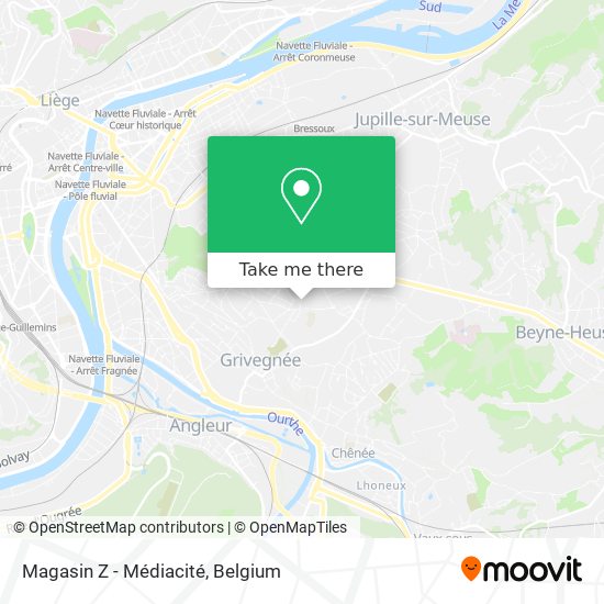 Magasin Z - Médiacité plan