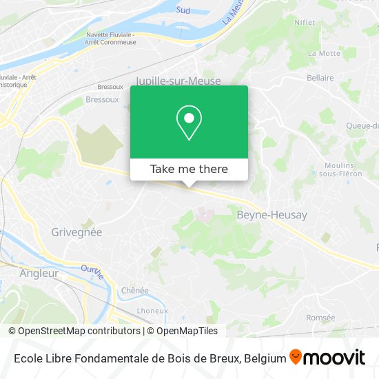 Ecole Libre Fondamentale de Bois de Breux map
